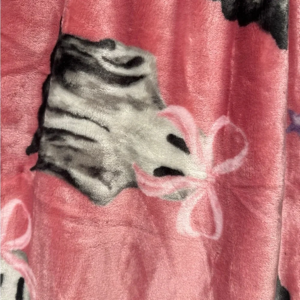 Halloween Pink bow Ghost blanket
